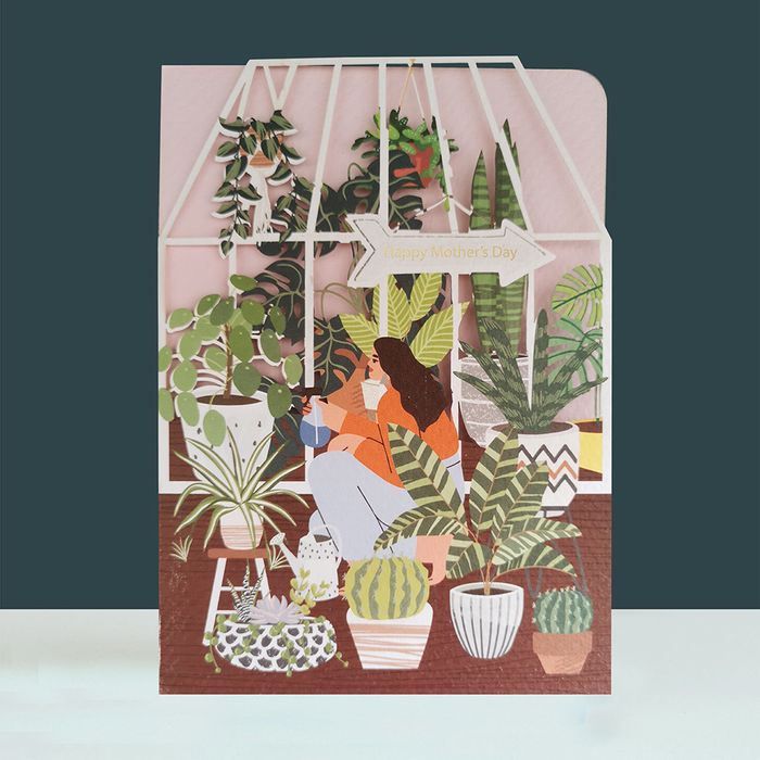 Blossom original paper cut card