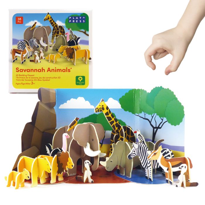 Savannah Animals Eco-Friendly Playset
