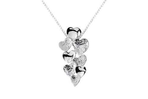 Silver Heart Silver Pendant