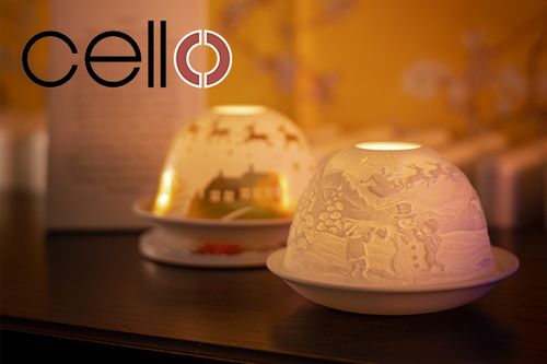 Cello Porcelain Tealight Domes