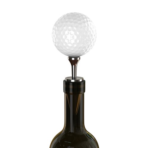 Golf Ball Wine Bottle Stopper