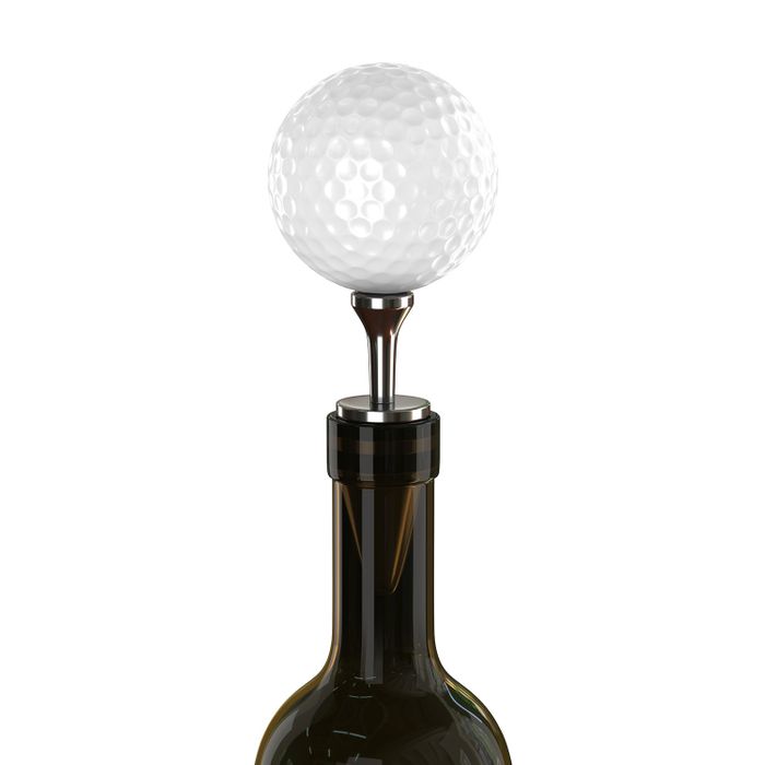 Golf Ball Wine Bottle Stopper