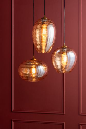 Pendant lamp Glamour Cone glass