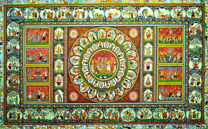 INDIAN TRIBAL ART - MADHUBANI & PATTACHITRA