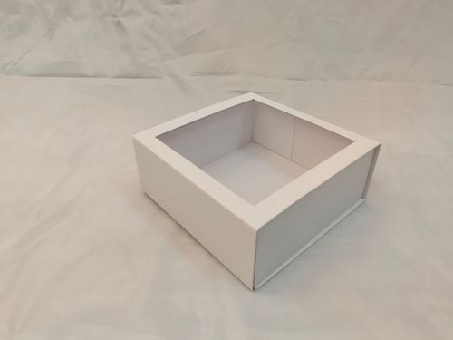 White Gift Box with pvc Window