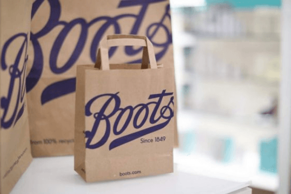 boots paper bag
