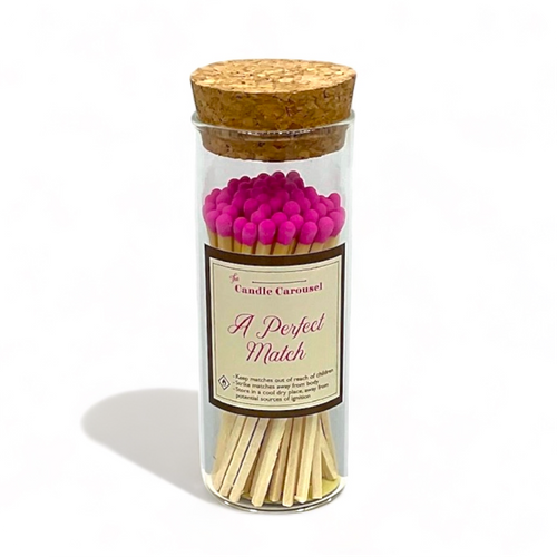 'Perfect Match' Glass Jar Safety Matches