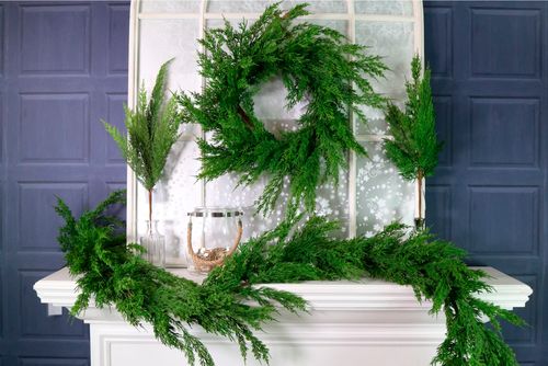 Luxury Real Touch Wreaths & Garlands