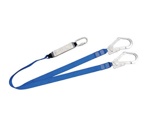 Energy absorbing lanyard