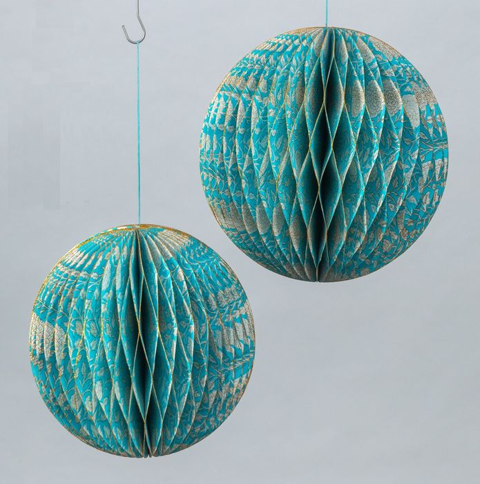 Handmade Eco Friendly Honeycomb Baubles