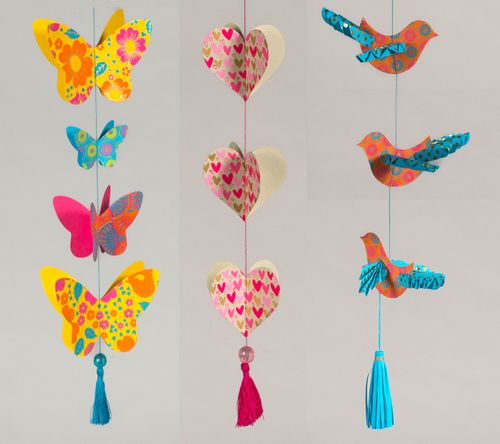 Handmade Eco Friendly Paper Mobiles