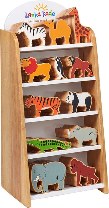 Wooden Toy Animals and People for Children