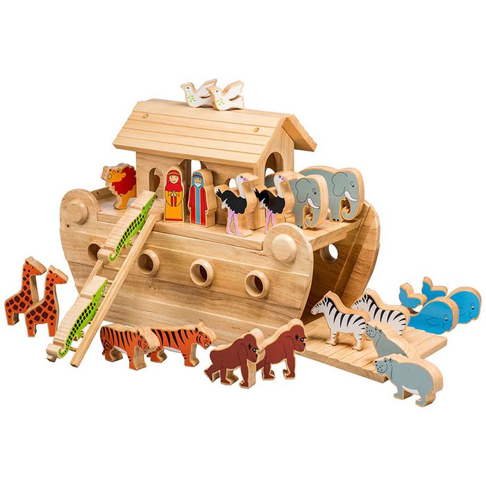 Wooden Toy Noah's ark Playsets for Children