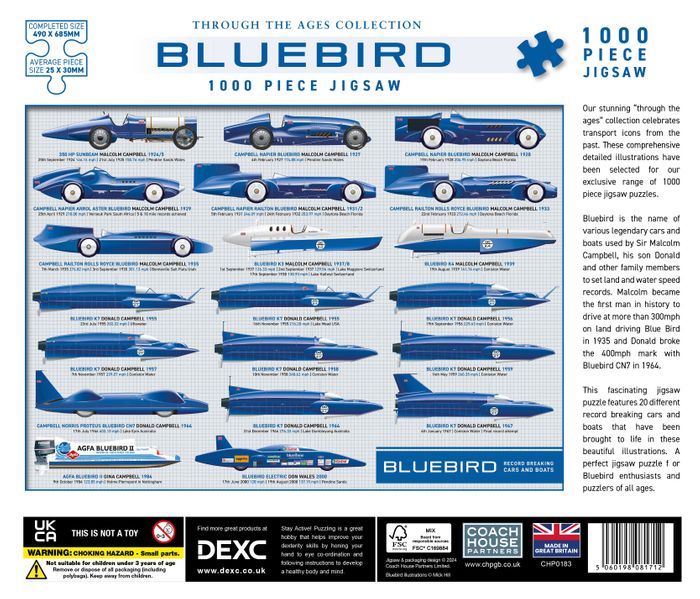 Bluebird 1000 Piece Jigsaw Puzzle