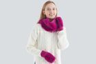 Faux Fur Matching Set - Magenta