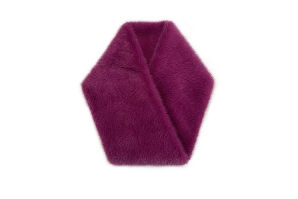 Faux Fur Matching Set - Magenta