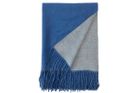 Two Tone Reversible Plain Tassel Scarf