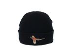 A1945- MENS PHEASANT PRINT KNITTED SKI HAT- FLEECE LINING