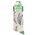 Heather Bamboo Floral Socks