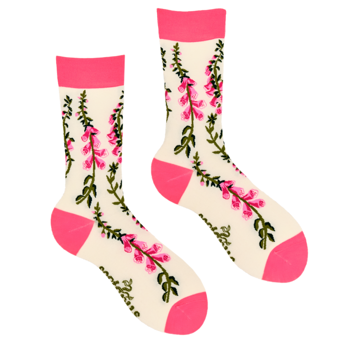 Fox Glove Bamboo Floral Socks