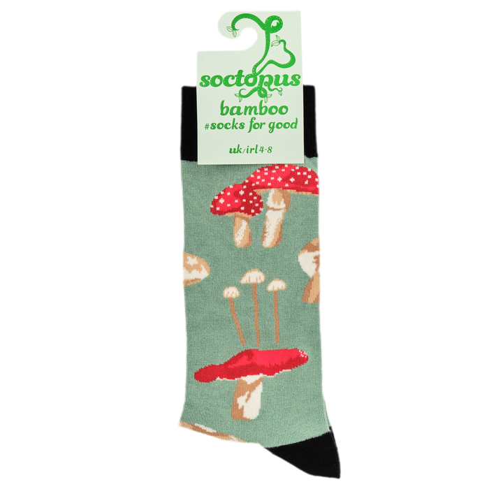 Mushrooms Bamboo Socks