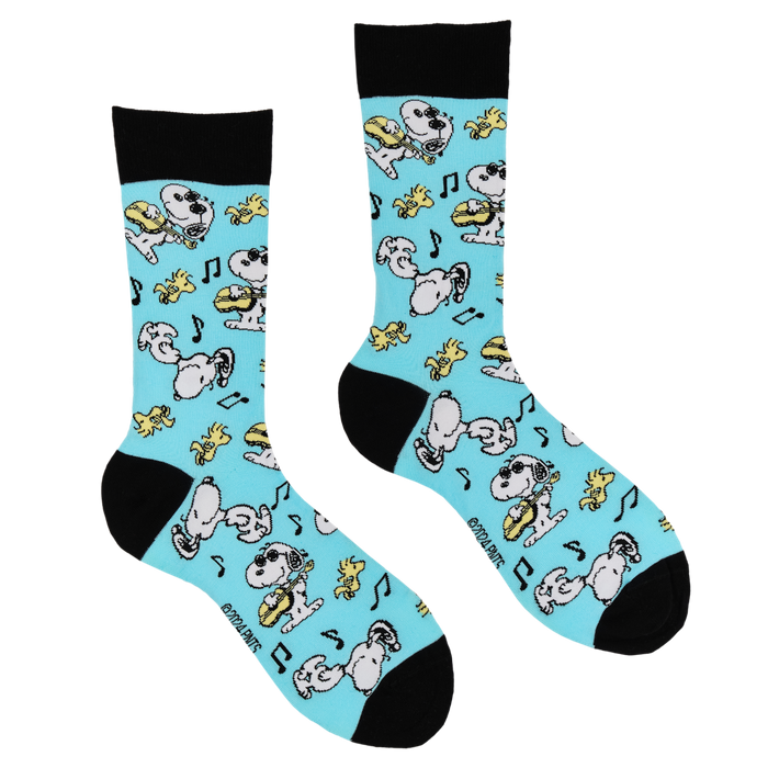 Peanuts Licensed Socks - Snoopy Jammin'