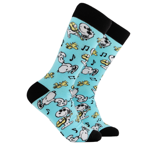 Peanuts Licensed Socks - Snoopy Jammin'