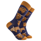 Highland Cow Socks - Och Aye the Moo