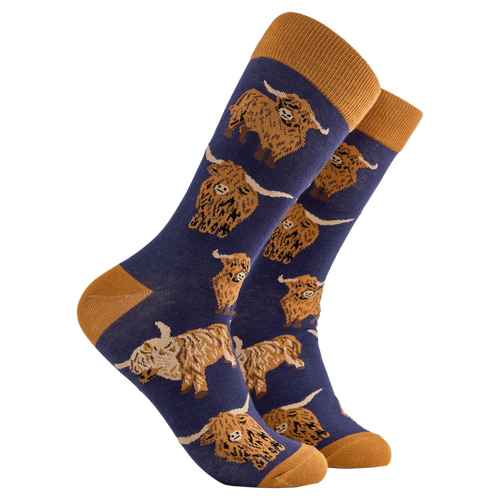 Highland Cow Socks - Och Aye the Moo