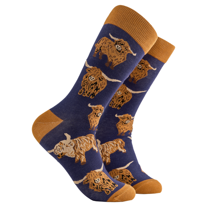 Highland Cow Socks - Och Aye the Moo