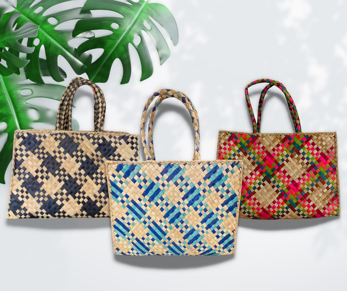 Pantan Weave Tote Shoppers/Day Bags [ codes PSET3]