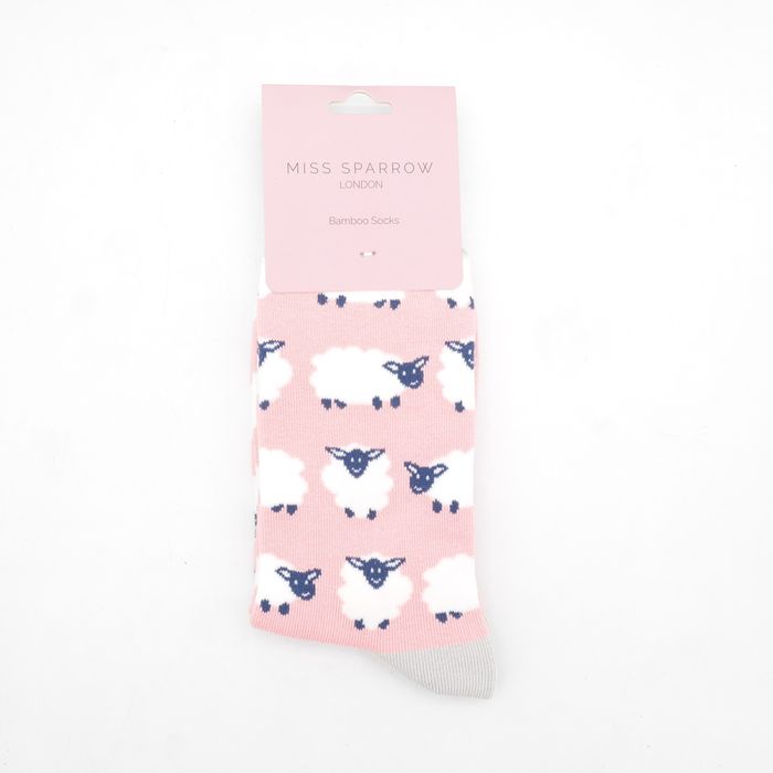 SKS314 Happy Sheep Socks Dusky Pink