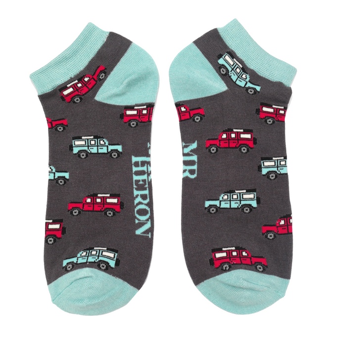 MHT011 Men’s Jeep Trainer Socks Charcoal