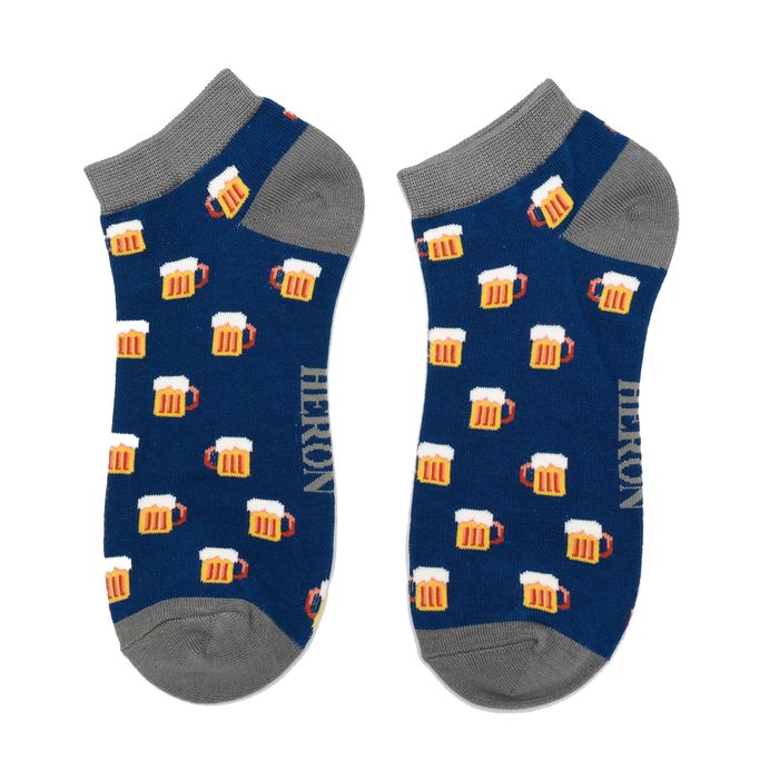 MHT001 Men's Beer Trainer Socks Navy