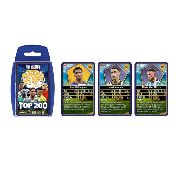 World Football Stars Top Trumps Top 200 - Starter Kit