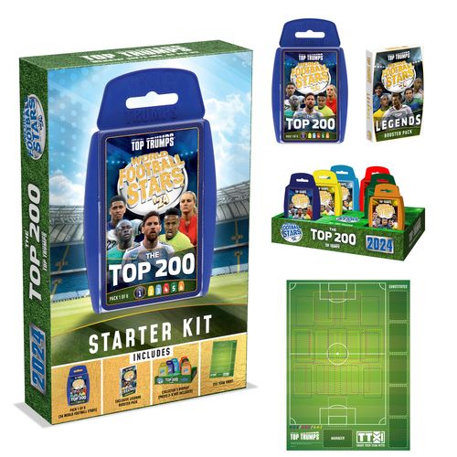 World Football Stars Top Trumps Top 200 - Starter Kit