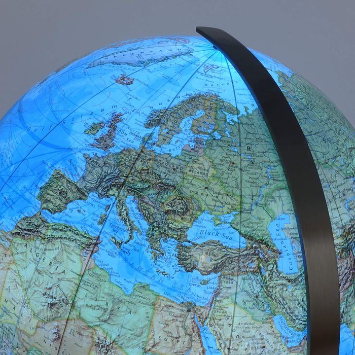 Duo 50cm Illuminated Desk Globe