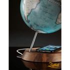 Bridge Blue Wireless Charging 23cm Desk Globe