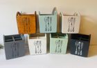 Pine and Painted Vintage Styles Cutlery Boxes