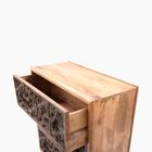 Zaayah Cut Work Wooden Three Chest of Drawers