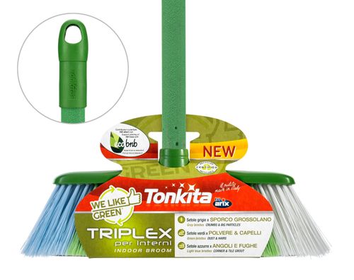 WLG/Tonkita Triplex Indoor Broom by Arix Europe