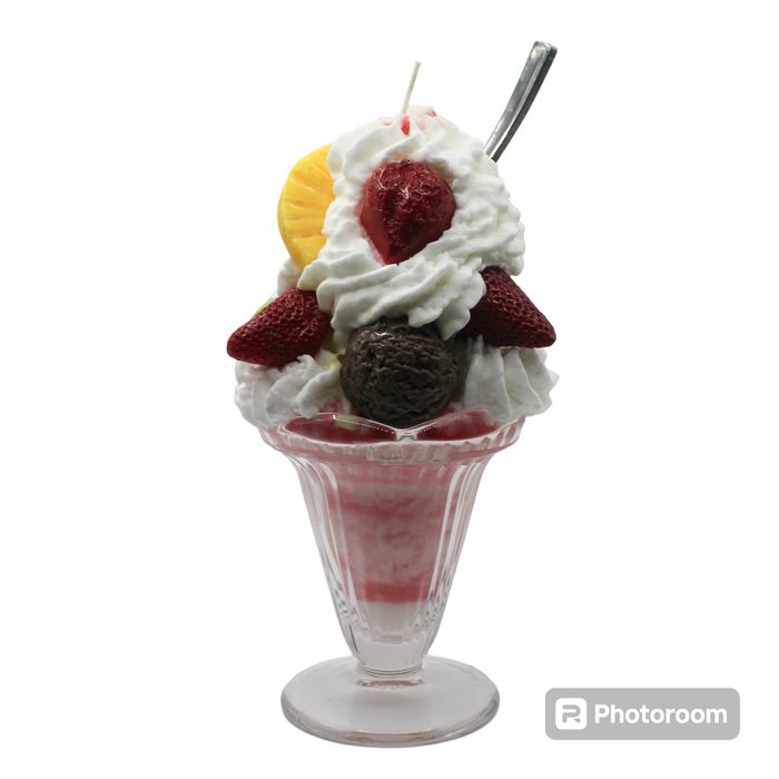 New Orleans Ice Cream Sundae Candle