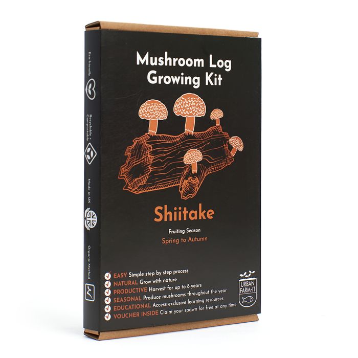 Shiitake Mushroom Log Growing Kit