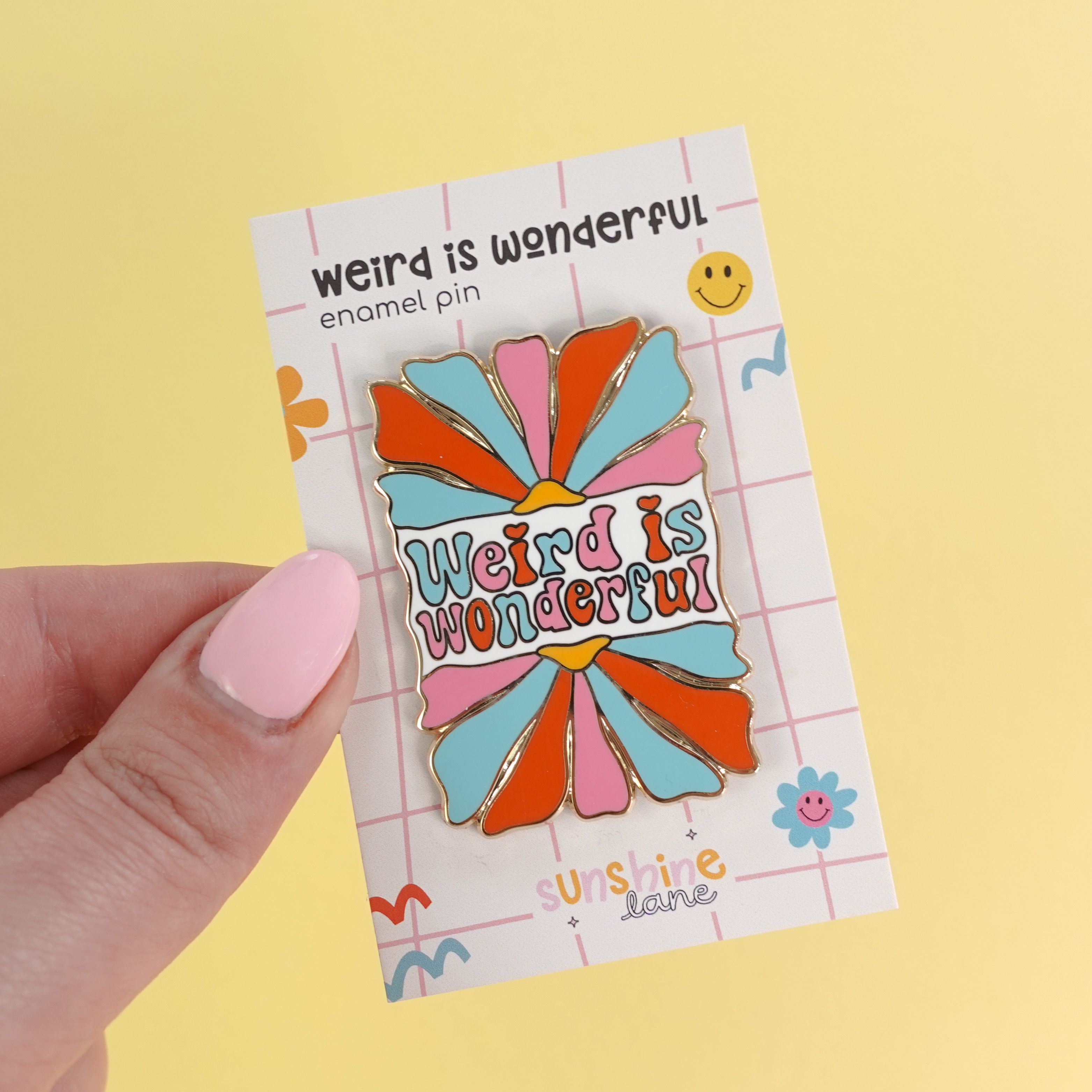 Weird is Wonderful Enamel Pin