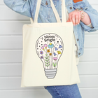 Tote Bag - 'Be Patient with yourself' wildflower collection