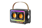 Retro Mini BoomBox - LED Bluetooth Speaker