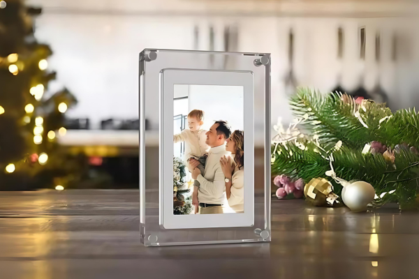 Acrylic Digital Photo Frame - 10.1 Inch Display