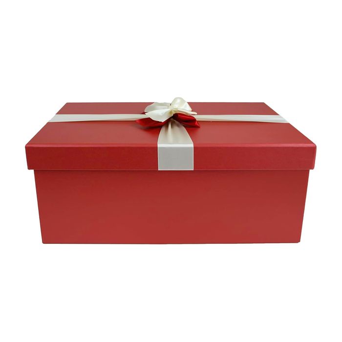 Luxury Oversized Red Gift Boxes - Set of 3