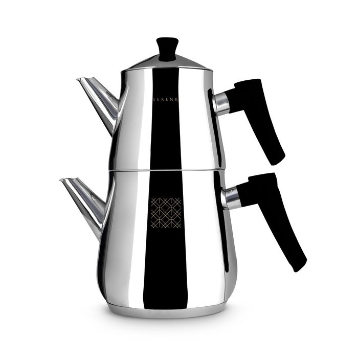 Serenk Definition Stainless Steel Tea Pot Set, 18-10 Stainless Steel Tea Kettle