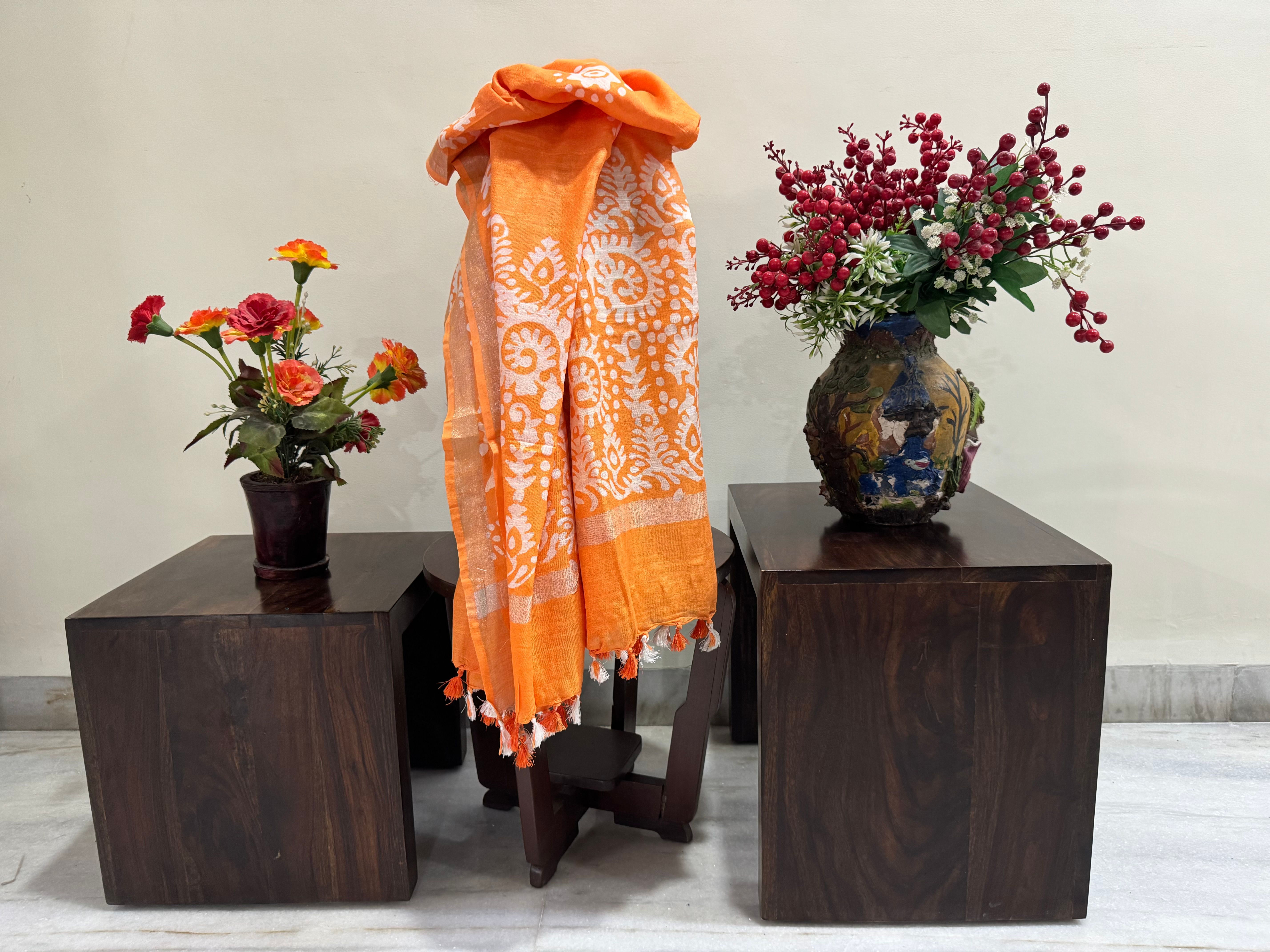 Linen Batik Stoles